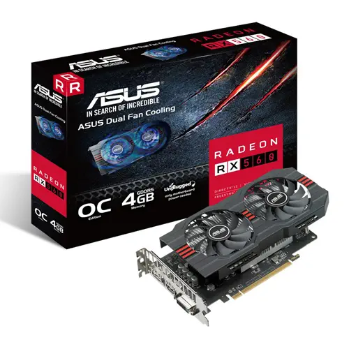 Asus Radeon RX 560 4GB GDDR5 128Bit Gaming Ekran Kartı -RX560-O4G-EVO