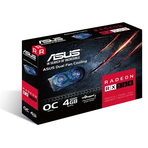 Asus Radeon RX 560 4GB GDDR5 128Bit Gaming Ekran Kartı -RX560-O4G-EVO