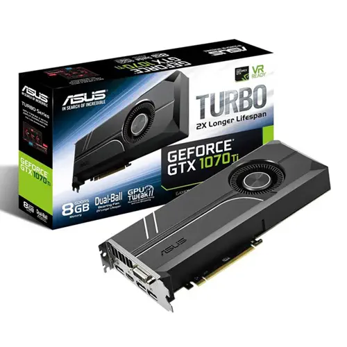Asus Turbo-GTX1070TI-8G GeForce GTX 1070 Ti 8GB GDDR5 256GBit Gaming Ekran Kartı
