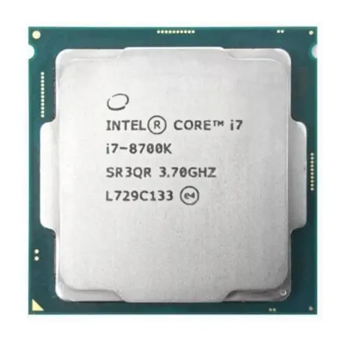 Intel Core i7-8700K 3.70GHz 12MB Soket 1151 İşlemci (Fansız)