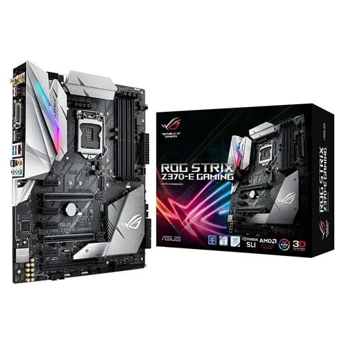 Asus Rog Strix Z370-E Gaming Intel Z370 Soket 1151 DDR4 4000(O.C.)MHz ATX Gaming(Oyuncu) Anakart