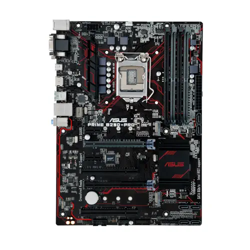 Asus Prime B250-Pro Intel B250 Soket 1151 DDR4 2400MHz ATX Gaming(Oyuncu) Anakart