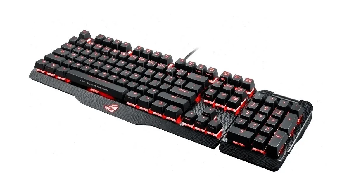Asus ROG Claymore Aura Sync RGB Mekanik,Türkçe Tus Dizilimi, Cherry MX Brown Switch Gaming Klavye