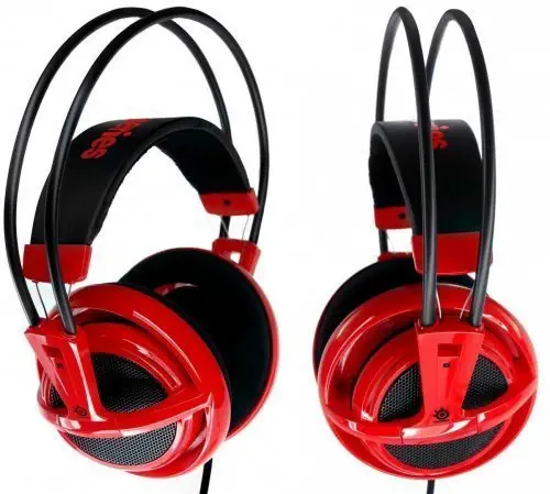 AYNI ÜRÜNDEN VAR KAPALI KALACAK. (38766) Steelseries Siberia V2 Kırmızı  Gaming Kulaklık