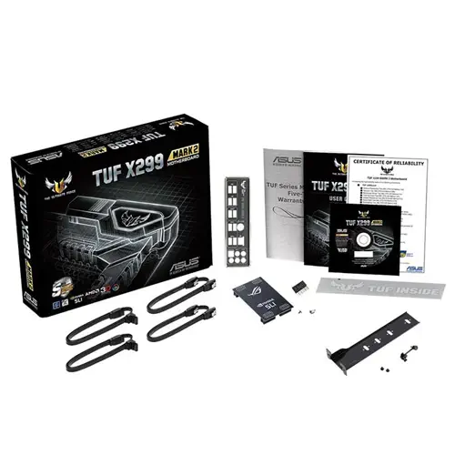 Asus Tuf X299 Mark 2 Intel X299 Soket 2066 DDR4 4133(O.C.)MHz ATX Gaming(Oyuncu) Anakart