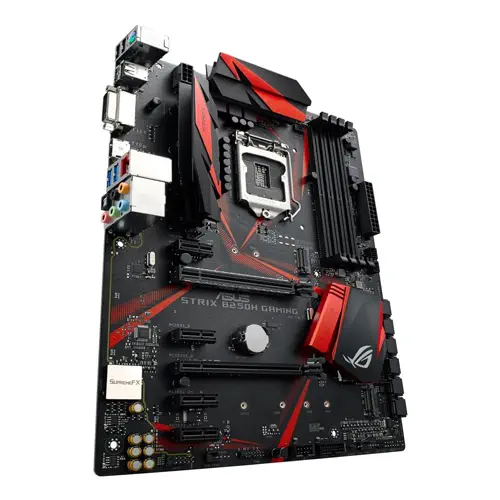 Asus Rog Strix B250H GAMING Intel B250 Soket 1151 DDR4 2400MHz ATX Gaming(Oyuncu) Anakart