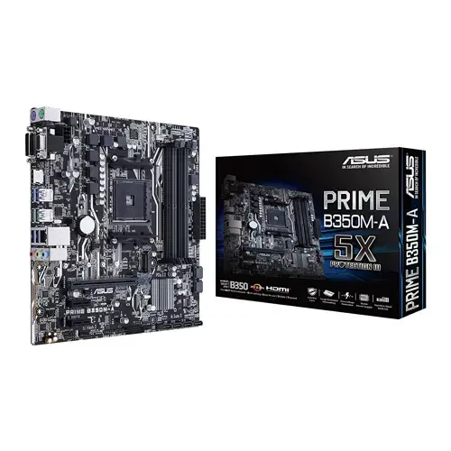 Asus Prime B350M-A AMD B350 AM4 DDR4 3200(O.C.)MHz mATX Gaming(Oyuncu) Anakart