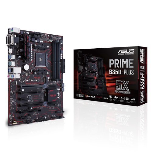 Asus Prime B350-Plus AMD B350 Soket AM4 DDR4 3200(OC)MHz ATX Gaming Anakart