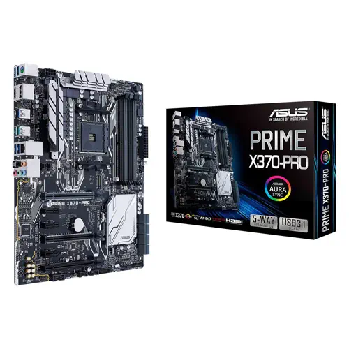 Asus PRIME X370-PRO  AMD X370 Soket AM4 DDR4 3200(O.C.)MHz ATX Gaming Anakart