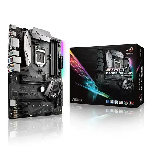 Asus Rog Strix B250F Gaming Intel B250 Soket 1151 DDR4 2400MHz ATX Gaming(Oyuncu) Anakart