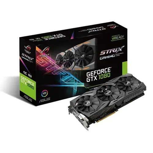 Asus  STRIX Nvidia GeForce GTX 1080 8GB 256Bit GDRR5 (DX12) PCI-E 3.0 Gaming (Oyuncu) Ekran Kartı (STRIX-GTX1080-8G-GAMING)