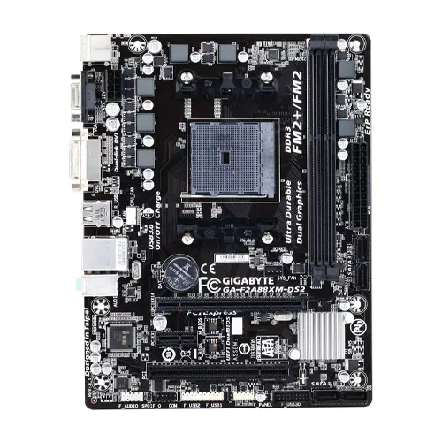 Gigabyte GA-F2A88XM-DS2 AMD A88X Soket FM2+ DDR3 2400MHz(OC) mATX Anakart 