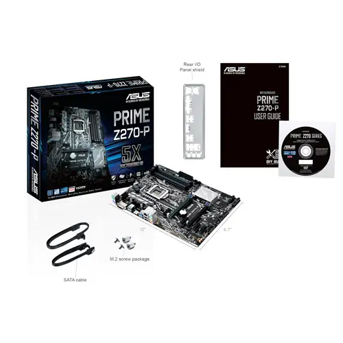 Asus Prime Z270-P Intel Z270 Soket 1151 DDR4 3866(O.C.) ATX Gaming Anakart
