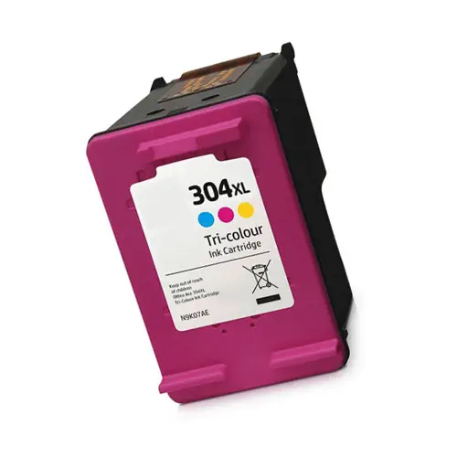 HP N9K07AE 304XL Renkli Mürekkep Kartuş