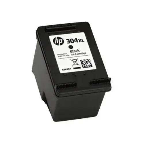HP N9K08AE 304XL Siyah Mürekkep Kartuşu