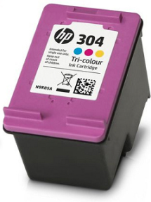 HP N9K05AE 304 Üç Renkli Mürekkep Kartuşu
