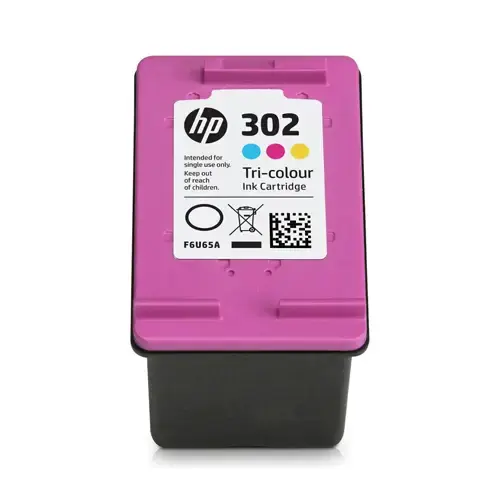 HP 302 F6U65AE Üç Renkli Mürekkep Kartuşu