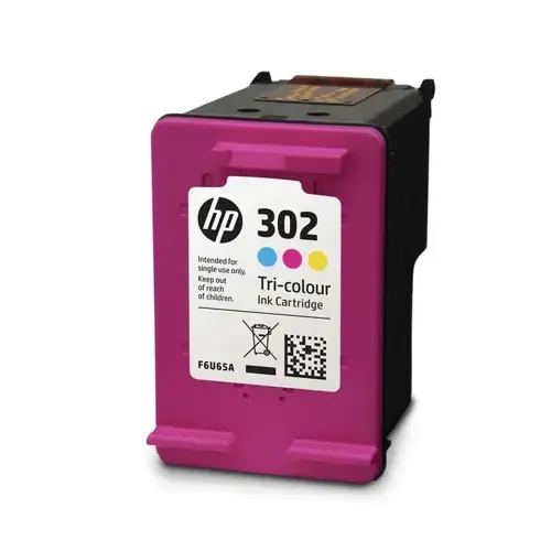 HP 302 F6U65AE Üç Renkli Mürekkep Kartuşu