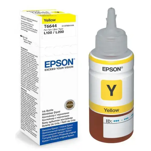 Epson C13T66444A 70mL L100-L200 Sarı Kartuş