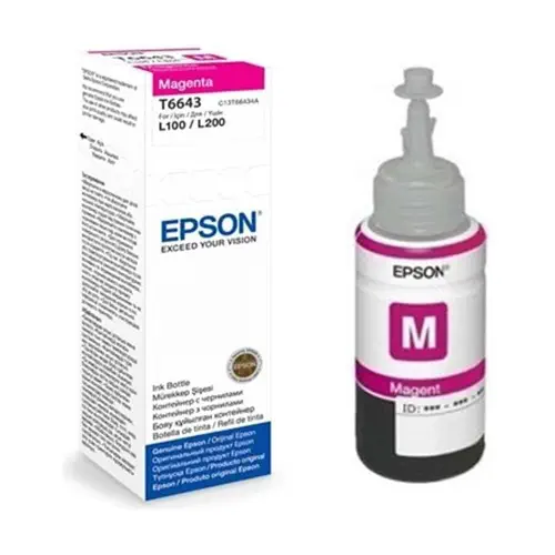 Epson C13T66434A Kırmızı Kartuş EP/M 70Ml(L100-L200)