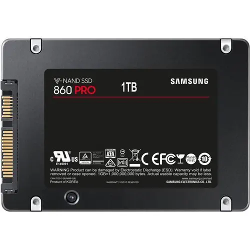 Samsung 860 Pro 1TB 560MB-530GB 2.5″ SSD Disk - MZ-76P1T0BW  
