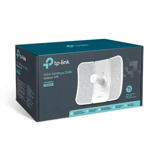 Tp-link CPE610 300Mbps 5GHz 23dBi Kablosuz Outdoor CPE Access Point