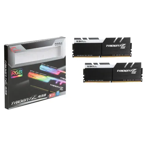 G.Skill Trident Z RGB 16GB (2x8GB) DDR4 3000MHz CL15 Dual Kit Ram (F4-3000C15D-16GTZR)