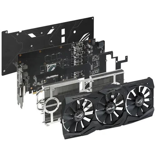 Asus ROG-Strix-RX580-O8G-Gaming Radeon RX 580 8GB GDDR5 256Bit DX12 Gaming Ekran Kartı