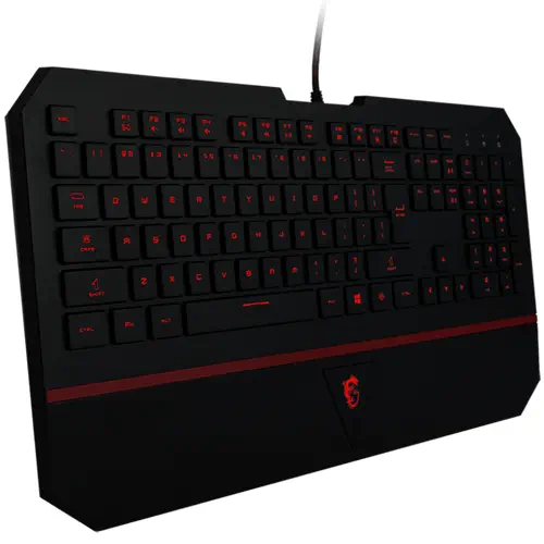 MSI Interceptor DS4100 US 7 Renk Aydınlatma Gaming Klavye (İngilizce)