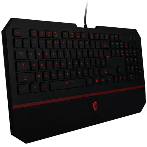 MSI Interceptor DS4100 US 7 Renk Aydınlatma Gaming Klavye (İngilizce)