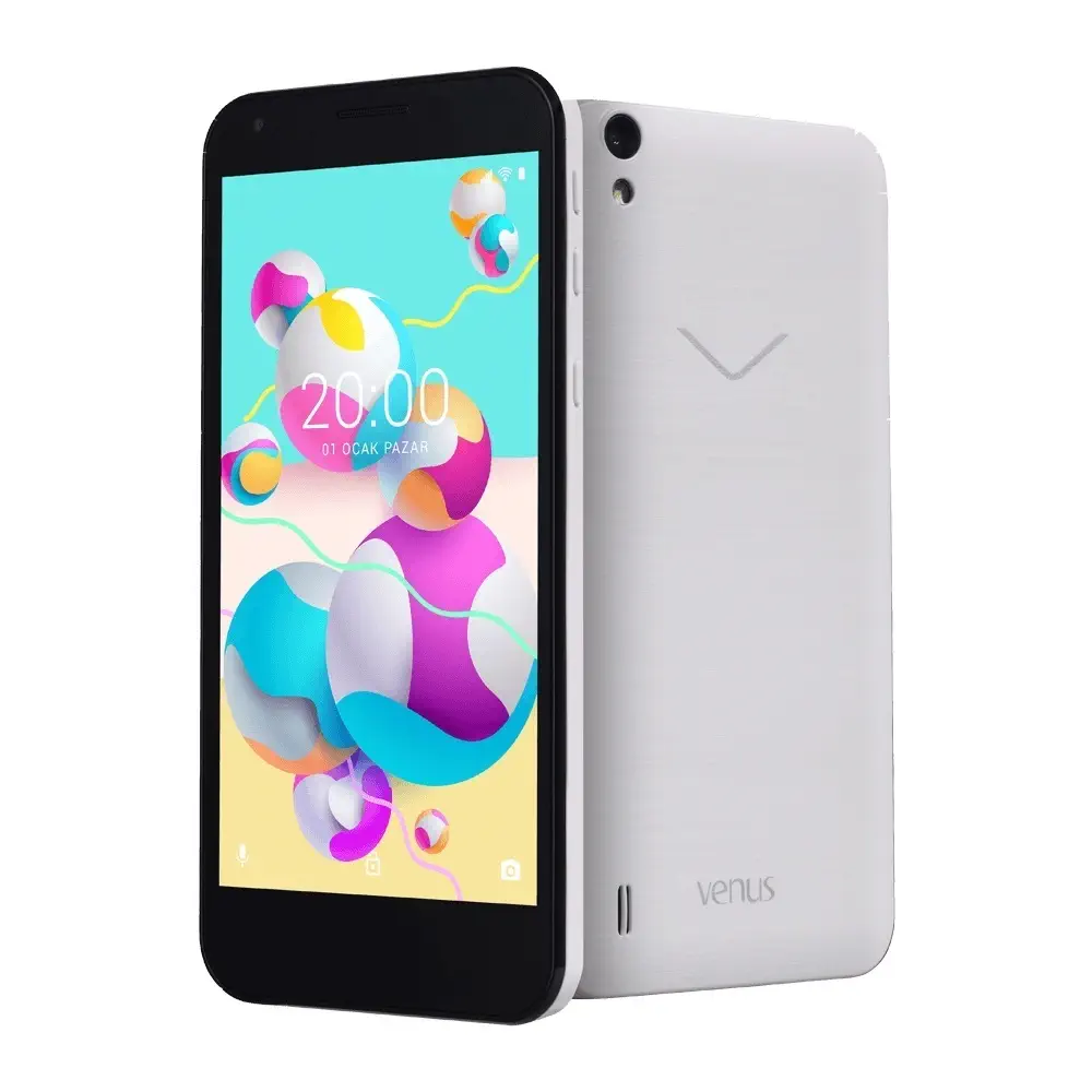 Vestel Venüs 5000 16GB İnci Beyazı Cep Telefonu Distribütör Garanti