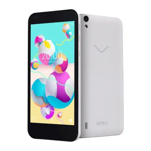 Vestel Venüs 5000 16GB İnci Beyazı Cep Telefonu Distribütör Garanti