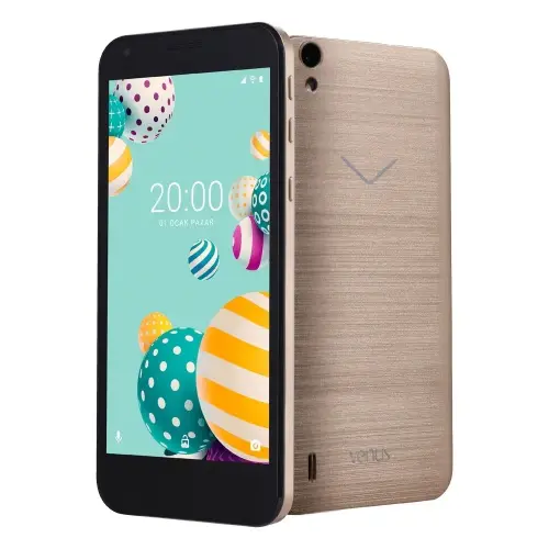 Vestel Venüs E2 5000 8 GB Dual Sim Altın Cep Telefonu Distribütör Garantili
