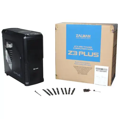 Zalman Z3 Plus USB 3.0 ATX Mid-Tower Pencereli Siyah Kasa