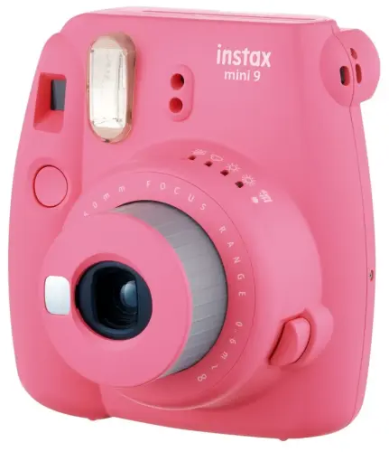 Fujifilm Instax Mini 9 Pembe Kompakt Fotoğraf Makinesi