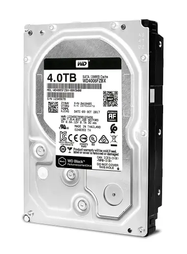 WD Black WD4005FZBX 4TB SATA3 7200Rpm 256Mb Harddisk