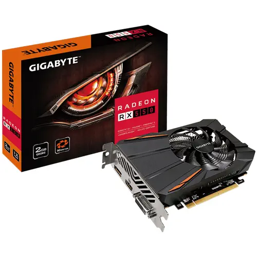 Gigabyte Radeon RX 550 D5 2GB GDDR5 128Bit DX12 Ekran Kartı - GV-RX550D5-2GD