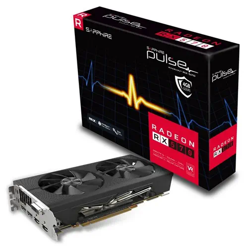 Sapphire Pulse 11266-04-20G Radeon RX 570 4GB GDDR5 256Bit DX12 Gaming Ekran Kartı