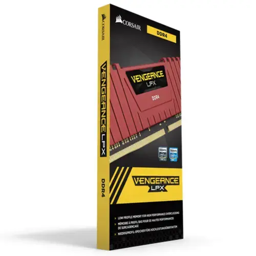 Corsair Vengeance LPX 8GB (1x8GB) DDR4 DRAM 2666MHz C16 Kırmızı Ram - CMK8GX4M1A266616R