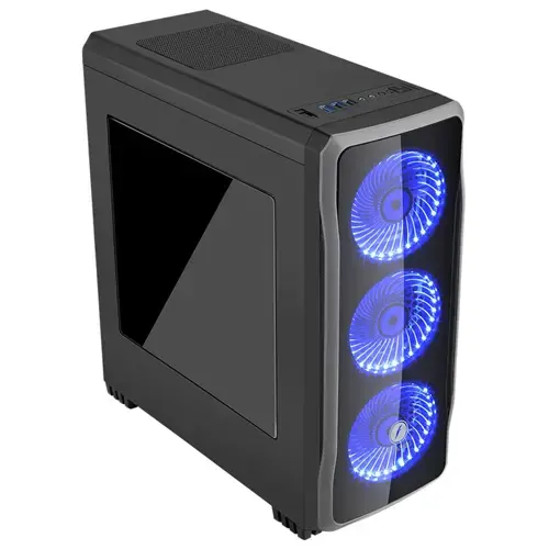 Frisby FC-9235G 600W ATX Mid-Tower Pencereli Siyah Gaming Kasa