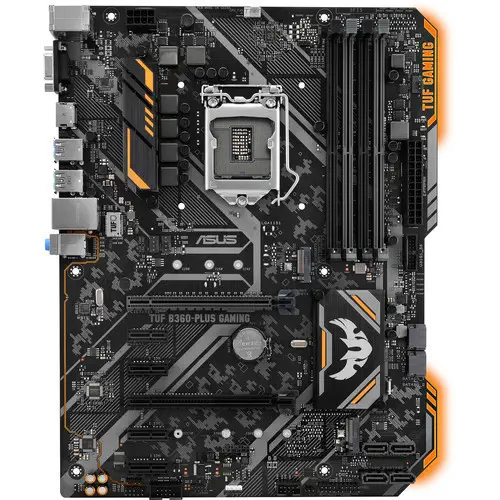 Asus Tuf B360-Plus Intel B360 Soket 1151 DDR4 2666Mhz ATX Gaming(Oyuncu) Anakart