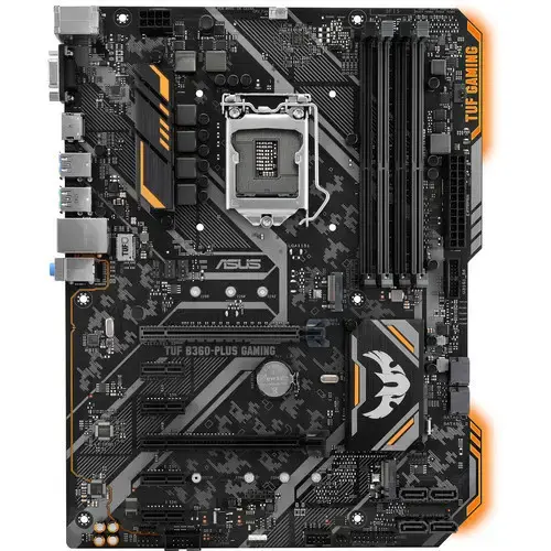 Asus Tuf B360-Plus Intel B360 Soket 1151 DDR4 2666Mhz ATX Gaming(Oyuncu) Anakart