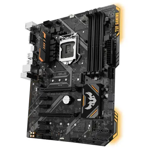 Asus Tuf B360-Plus Intel B360 Soket 1151 DDR4 2666Mhz ATX Gaming(Oyuncu) Anakart