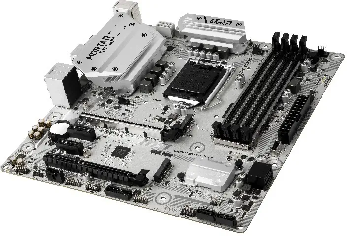 MSI B360M Mortar Titanium Intel B360 Soket 1151 DDR4 2666MHz mATX Gaming Anakart
