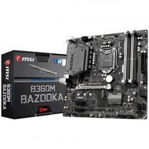 MSI B360M Bazooka Intel B360 Soket 1151 DDR4 2666MHz mATX Gaming(Oyuncu) Anakart