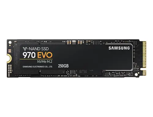 Samsung 970 EVO 250GB 3400MB/1500MB/s NVMe M2 SSD Disk - MZ-V7E250BW