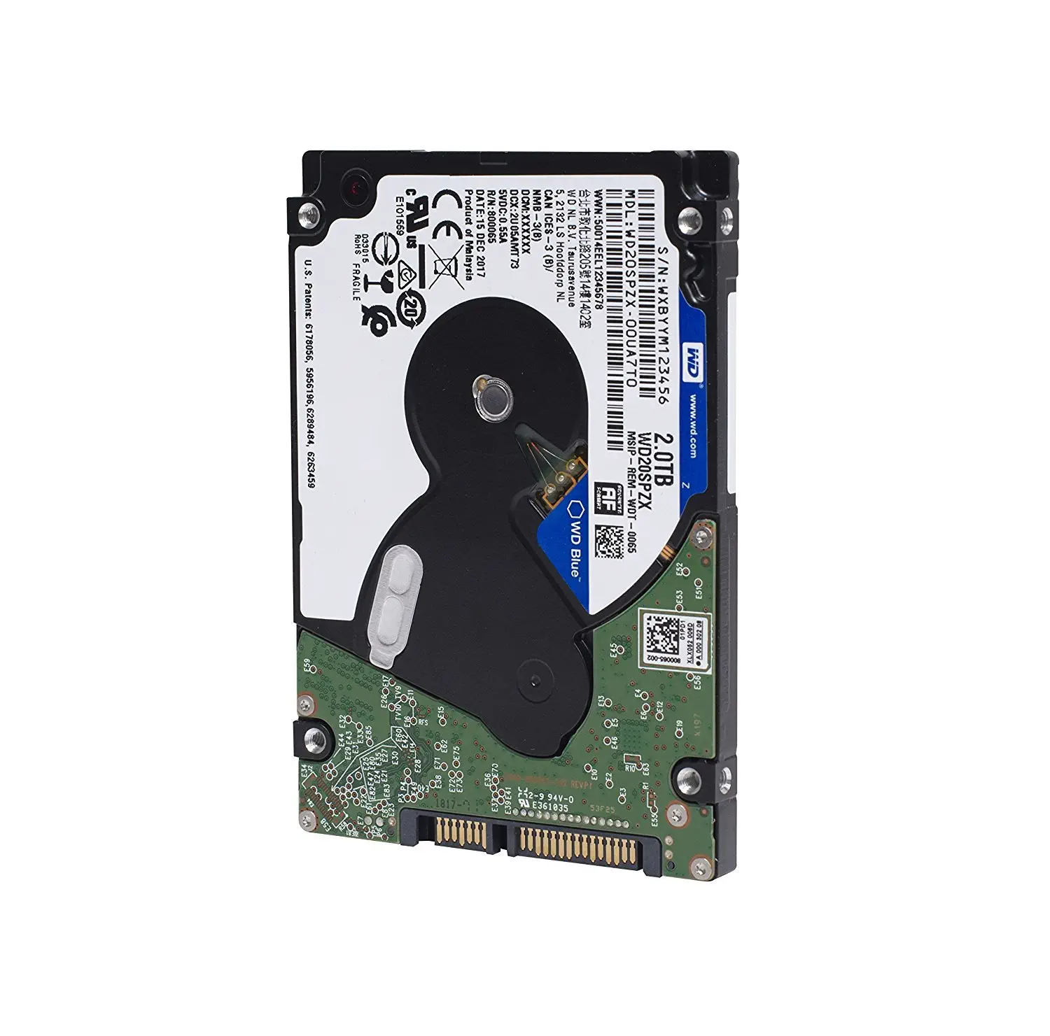 WD Black WD20SPZX 2.5″ 2TB 5400 Rpm  SATA 6GB/S 128MB Cache Harddisk