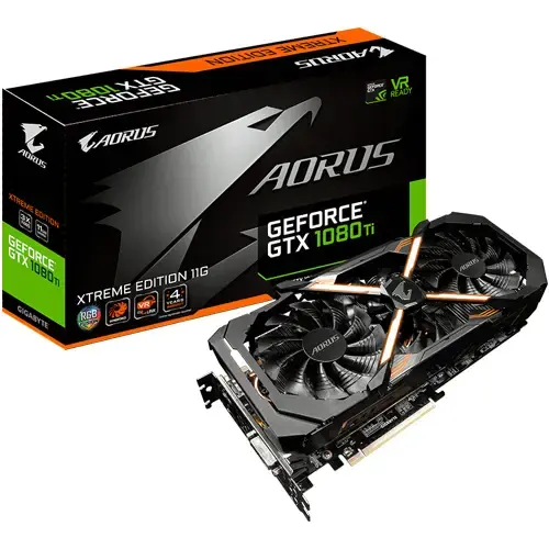 Gigabyte Aorus GV-N108TAORUS X-11GD GTX 1080 Ti Xtreme Edition 11GB GDDR5X 352Bit DX12 Gaming Ekran Kartı