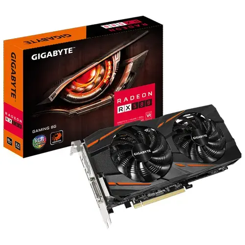 Gigabyte GV-RX580Gaming-8GD Radeon RX 580 Gaming 8G 8GB GDDR5 256Bit DX12 Gaming Ekran Kartı