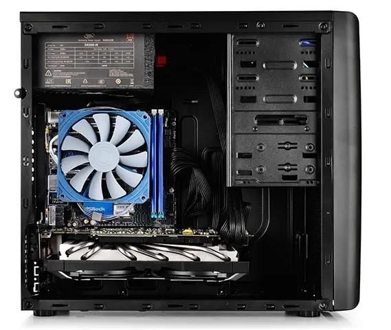Deep Cool Smarter 1xUSB 2.0, 1xUSB 3.0, 1xAudio, 1xMic Siyah mATX Kasa